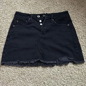 Black American Eagle Jean Skirt